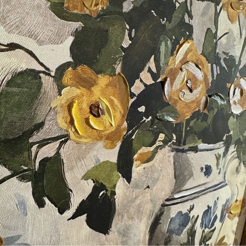 16"x20" Floral Painting Wall Art - designed with Studio McGee - Picture 7 of 15